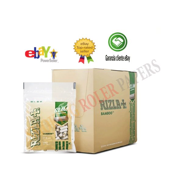 Filtri Rizla Bamboo Slim 6 mm – 150 filtri
