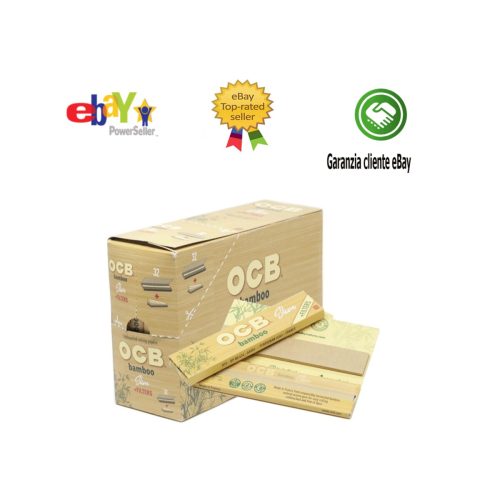 master-14 Cartine OCB Bamboo King Size con filtri – Confezione da 32 libretti