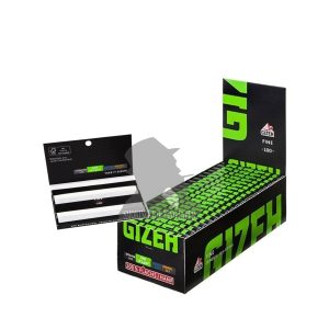 Cartine Gizeh Fine Black Corte Regular – Confezione da 20 libretti