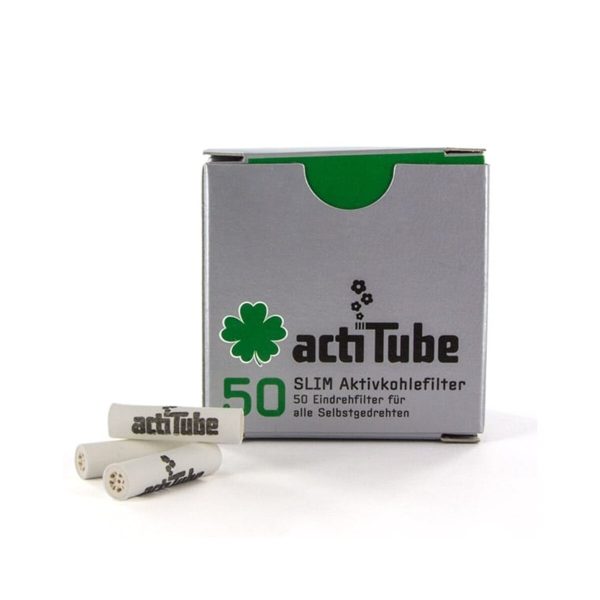 Filtres à charbon actif ActiTube Slim 7 mm – 50 filtres