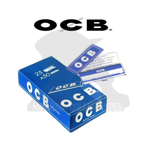 master-247 OCB Blue Regular Zigarettenpapier – Packung mit 25 Heftchen