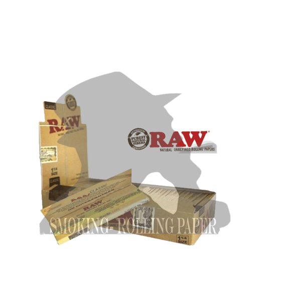 master-262 RAW Classic Medium 1¼ Zigarettenpapier – Packung mit 24 Heftchen