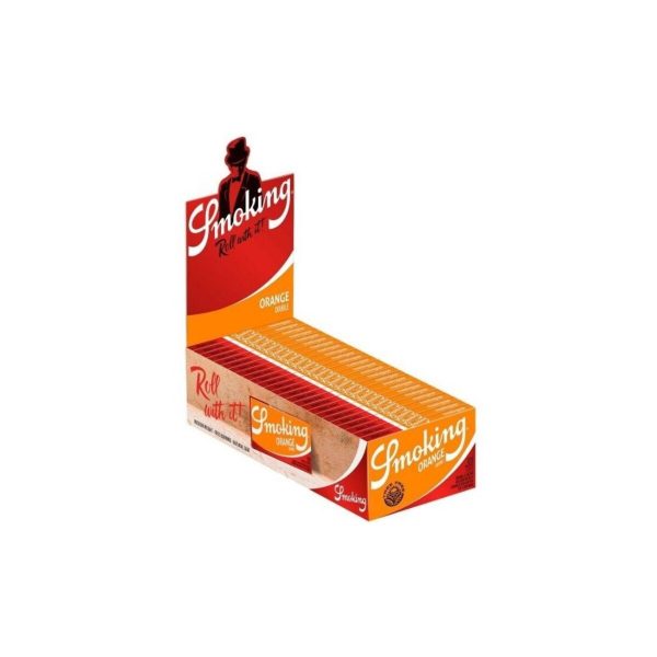 Cartine Smoking Orange Corte Regular – Confezione da 50 libretti