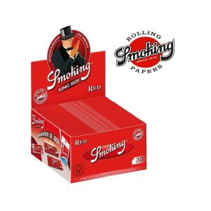 Cartine Smoking Red King Size Slim – Confezione da 50 libretti