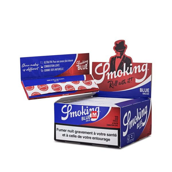 master-351 Cartine Smoking Blue King Size Slim – Confezione da 50 libretti