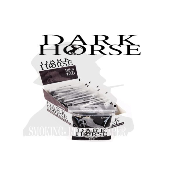 master-51 Dark Horse Slim 6 mm Aktivkohlefilter – 10 Beutel à 120 Filter