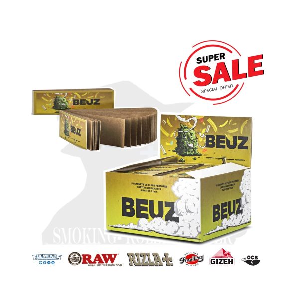 master-79 Filtri in cartoncino BEUZ High Buddy Brown Regular 60 × 21 mm – 50 blocchetti